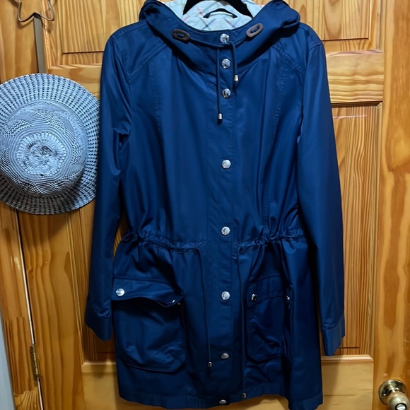 Coach women’s size large water resistant jacket navy - Picture 15 of 17